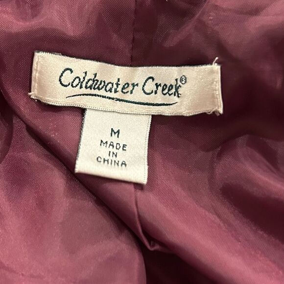 Coldwater Creek Red Multicolor Lined Blazer Size Medium - Picture 8 of 9